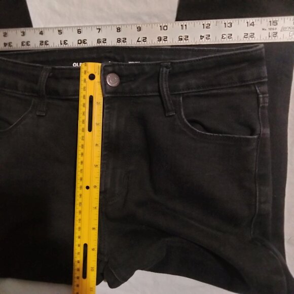 Old Navy Jeans Women's Petite 4P Black Rockstar Super Skinny High Rise Stretch - Picture 2 of 6